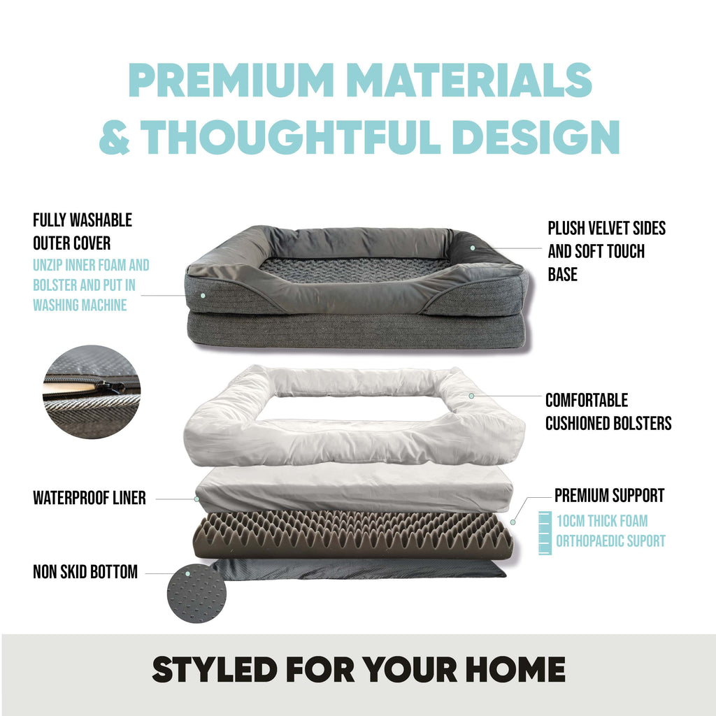 LUXE ORTHOPAEDIC DOG BED